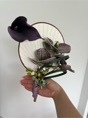 Purple Calla Lily Bridal Bouquet